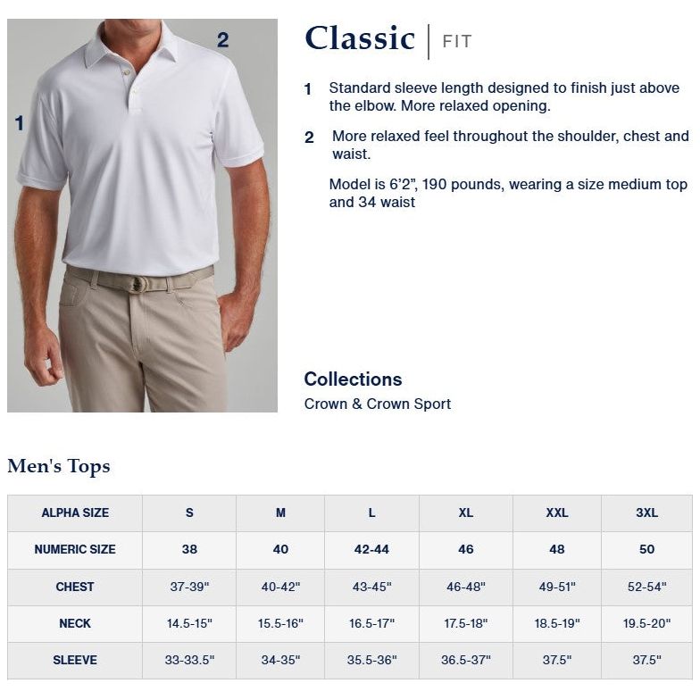 Peter Millar Men's Solid Performance Polo